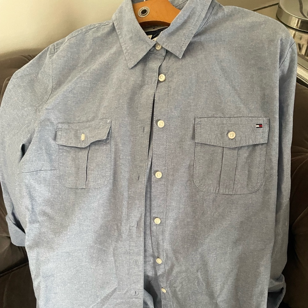 Tommy Hilfiger Linen Top Size Large